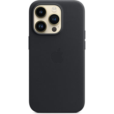 Apple iPhone 14 Pro Leather Case with MagSafe - Black/Midnight
